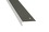 Profil de rive 30/80 aluminium brut en longueur de 3 m
