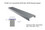 Profil 3m Couvertine ECO Alu 10/10 thermo-laqué RAL 7016, largeur de 16 à 48 cm, retombées de 6 cm
